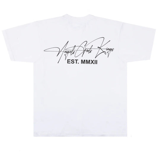 AGK White Signature Collection T-Shirt