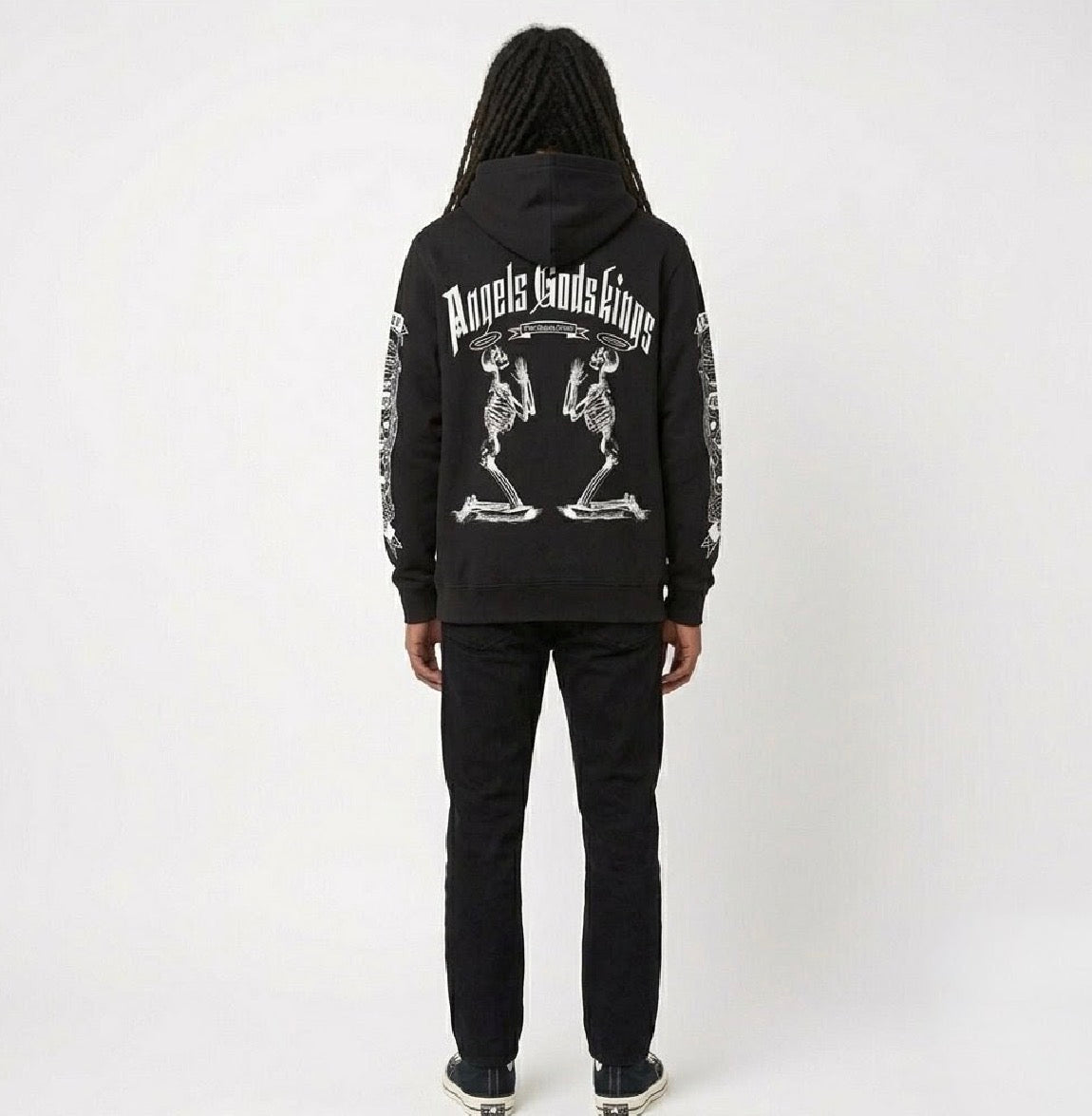Zip Up Hoodie: See No Evil, Hear No Evil, Speak No Evil, – Angels
